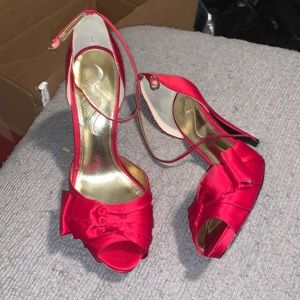 red nina heels